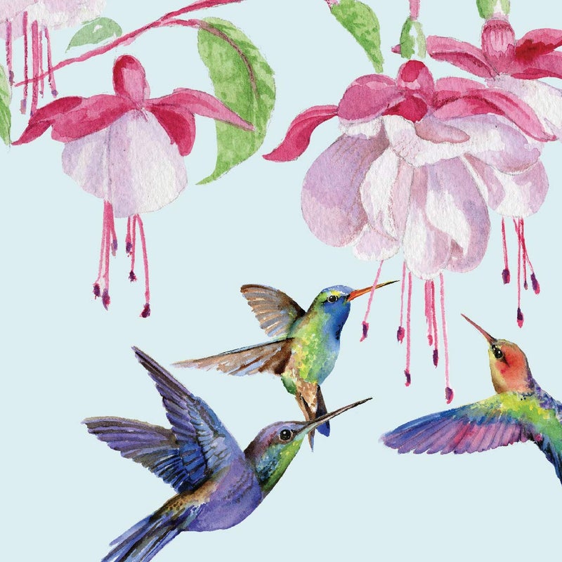 Up With Paper Everyday Pop-Up Greeting Card, 5-1/4" x 5-1/4", Hummingbirds - Image 2